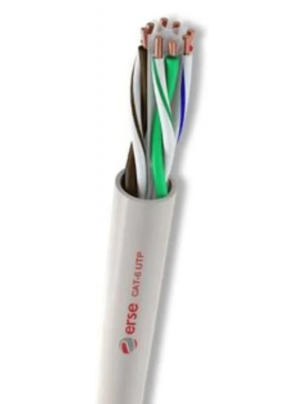 Erse CAT 6 U/UTP LSZH 4X2X23 AWG RAL 7001 GRİ